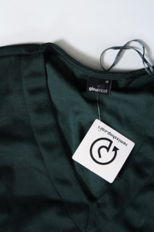Дамска блуза Gina Tricot, Размер XS, Цвят Зелен, Цена 3,74 лв.
