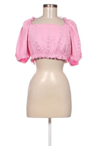 Дамска блуза Gina Tricot, Размер L, Цвят Розов, Цена 6,40 лв.