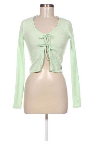 Дамска блуза Hollister, Размер XS, Цвят Зелен, Цена 7,20 лв.