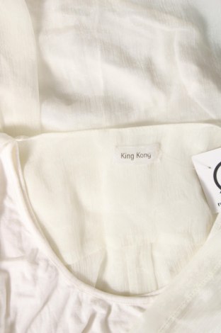Дамска блуза King Kong, Размер M, Цвят Екрю, Цена 34,00 лв.