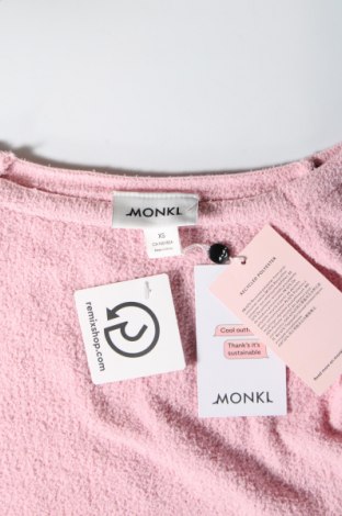 Γυναικεία μπλούζα Monki, Μέγεθος XS, Χρώμα Ρόζ , Τιμή 6,30 €