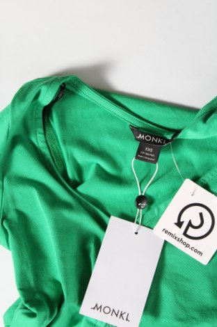 Γυναικεία μπλούζα Monki, Μέγεθος XXS, Χρώμα Πράσινο, Τιμή 3,25 €