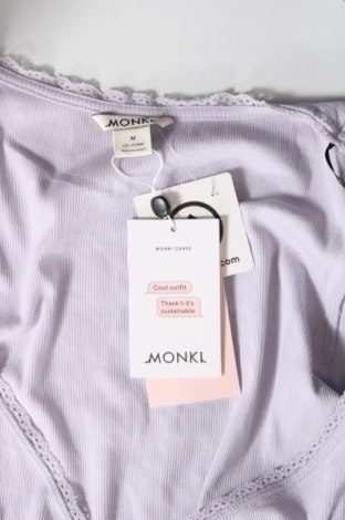 Γυναικεία μπλούζα Monki, Μέγεθος M, Χρώμα Βιολετί, Τιμή 4,29 €