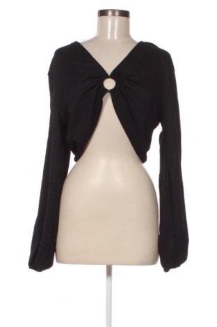 Γυναικεία μπλούζα Monki, Μέγεθος L, Χρώμα Μαύρο, Τιμή 3,75 €