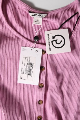 Γυναικεία μπλούζα Monki, Μέγεθος XS, Χρώμα Βιολετί, Τιμή 5,84 €