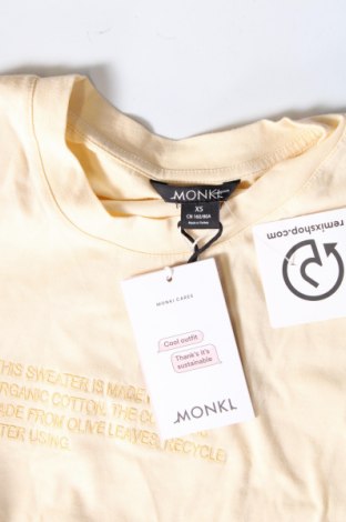Γυναικεία μπλούζα Monki, Μέγεθος XS, Χρώμα Εκρού, Τιμή 4,02 €
