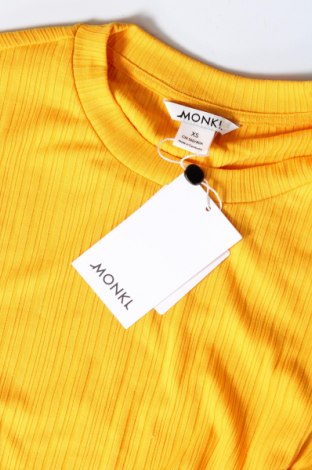 Дамска блуза Monki, Размер XS, Цвят Жълт, Цена 21,00 лв.