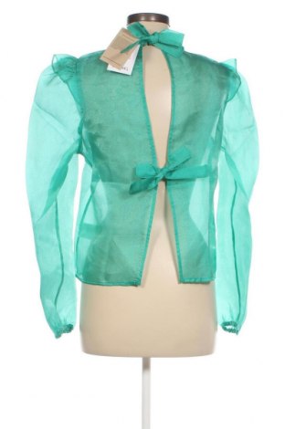 Γυναικεία μπλούζα Monki, Μέγεθος S, Χρώμα Πράσινο, Τιμή 4,82 €