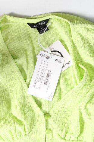 Дамска блуза Monki, Размер XXS, Цвят Зелен, Цена 10,71 лв.