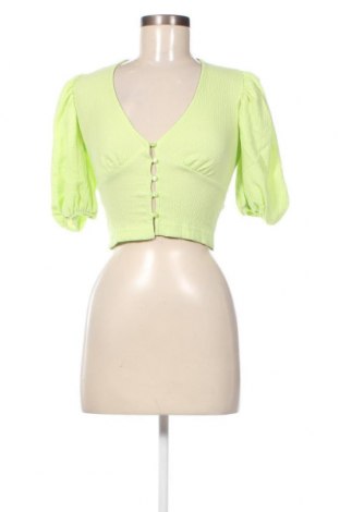 Дамска блуза Monki, Размер XXS, Цвят Зелен, Цена 6,51 лв.