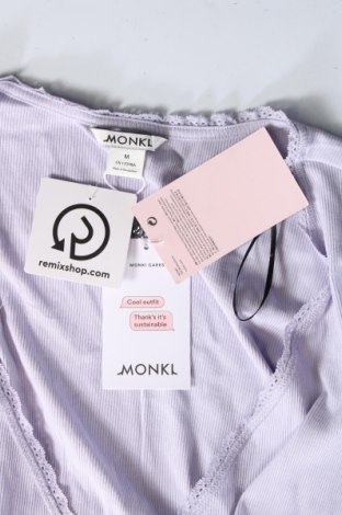 Γυναικεία μπλούζα Monki, Μέγεθος M, Χρώμα Βιολετί, Τιμή 4,42 €