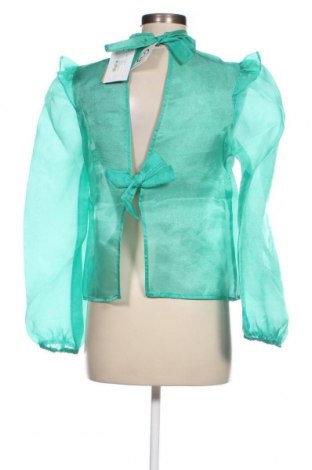 Γυναικεία μπλούζα Monki, Μέγεθος S, Χρώμα Πράσινο, Τιμή 3,62 €