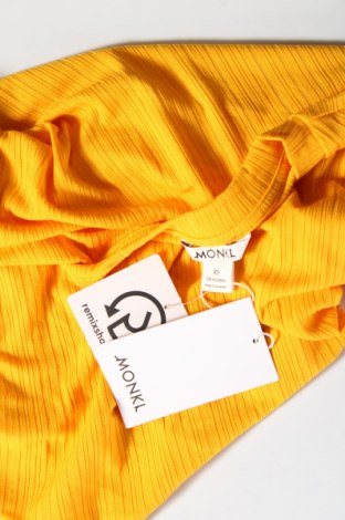 Γυναικεία μπλούζα Monki, Μέγεθος XS, Χρώμα Κίτρινο, Τιμή 5,19 €