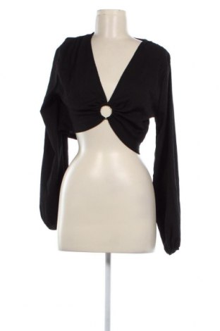 Γυναικεία μπλούζα Monki, Μέγεθος L, Χρώμα Μαύρο, Τιμή 3,08 €