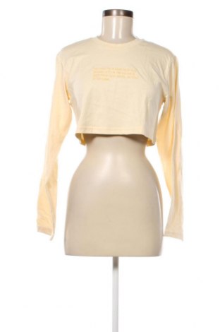 Γυναικεία μπλούζα Monki, Μέγεθος XS, Χρώμα Κίτρινο, Τιμή 2,81 €