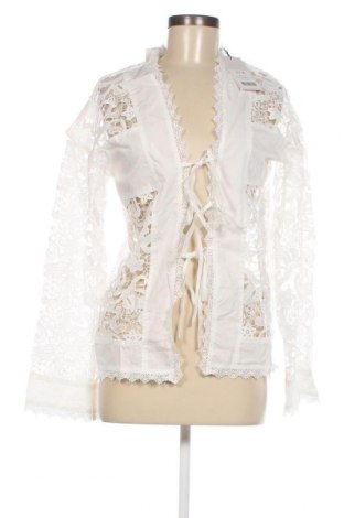 Дамска блуза NA-KD, Размер S, Цвят Бял, Цена 7,92 лв.