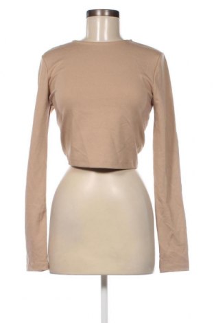 Γυναικεία μπλούζα NA-KD, Μέγεθος L, Χρώμα  Μπέζ, Τιμή 2,60 €