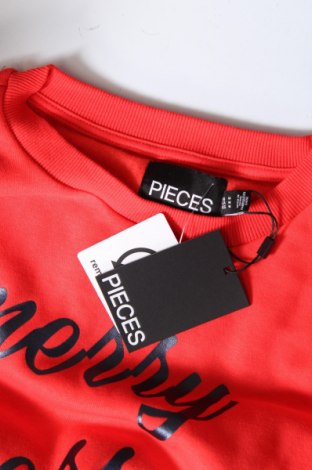 Дамска блуза Pieces, Размер M, Цвят Червен, Цена 5,20 лв.
