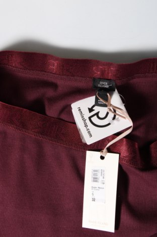 Γυναικεία μπλούζα River Island, Μέγεθος XXS, Χρώμα Κόκκινο, Τιμή 2,60 €