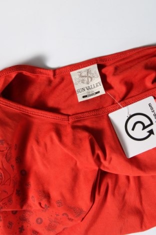 Damen Shirt Sun Valley, Größe M, Farbe Orange, Preis 2,51 €