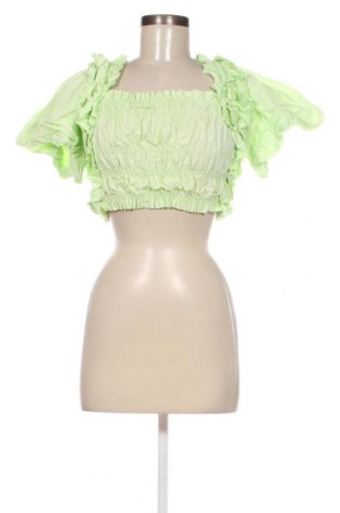 Дамска блуза Zara, Размер S, Цвят Зелен, Цена 15,00 лв.