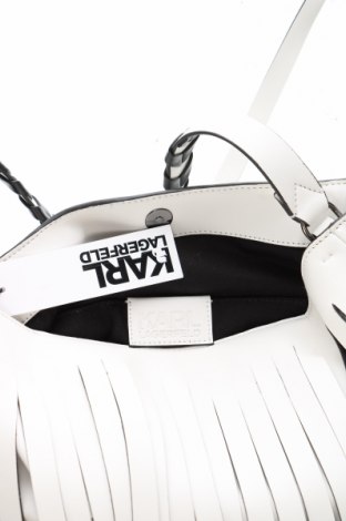 Дамска чанта Karl Lagerfeld, Цвят Бял, Цена 118,47 лв.