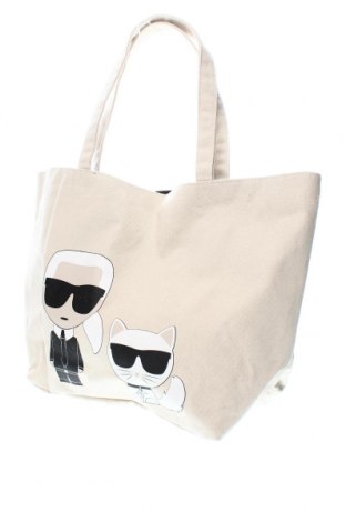 Дамска чанта Karl Lagerfeld, Цвят Екрю, Цена 139,00 лв.
