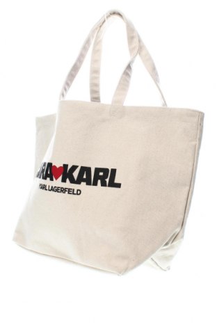 Дамска чанта Karl Lagerfeld, Цвят Екрю, Цена 159,00 лв.