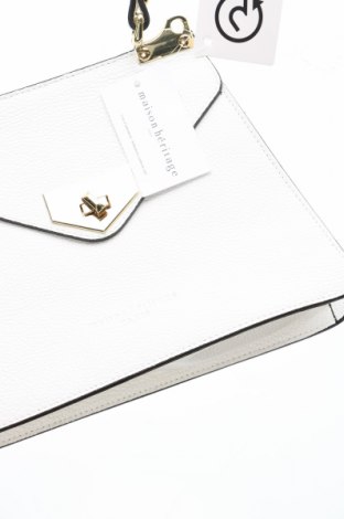 Дамска чанта Maison Heritage, Цвят Бял, Цена 167,69 лв.