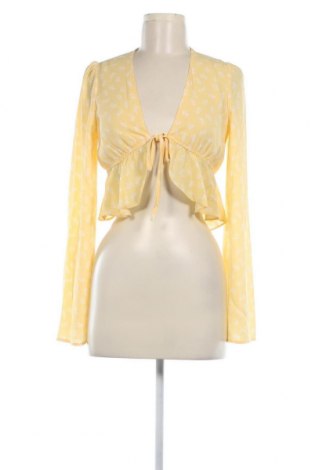 Дамска жилетка Fashion Union, Размер S, Цвят Жълт, Цена 7,83 лв.