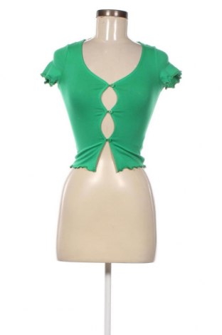 Damen Strickjacke Monki, Größe XXS, Farbe Grün, Preis € 2,53