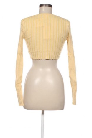 Damen Strickjacke Monki, Größe XS, Farbe Gelb, Preis 9,99 €