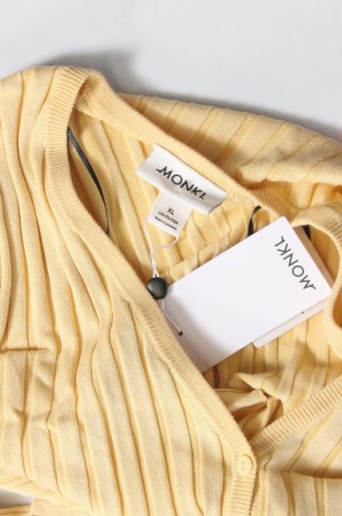 Γυναικεία ζακέτα Monki, Μέγεθος XL, Χρώμα Κίτρινο, Τιμή 7,07 €