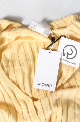 Дамска жилетка Monki, Размер XS, Цвят Жълт, Цена 13,23 лв.