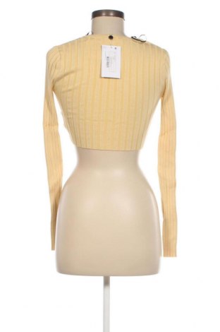 Damen Strickjacke Monki, Größe XS, Farbe Gelb, Preis € 4,55