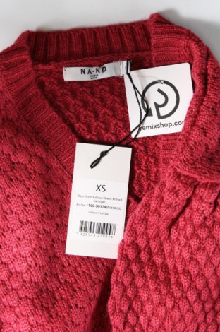 Damen Strickjacke NA-KD, Größe XS, Farbe Rosa, Preis 4,93 €