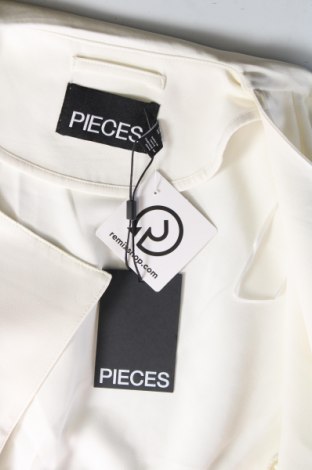 Damen Strickjacke Pieces, Größe M, Farbe Weiß, Preis € 8,91