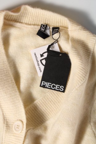 Damen Strickjacke Pieces, Größe XS, Farbe Beige, Preis 27,84 €
