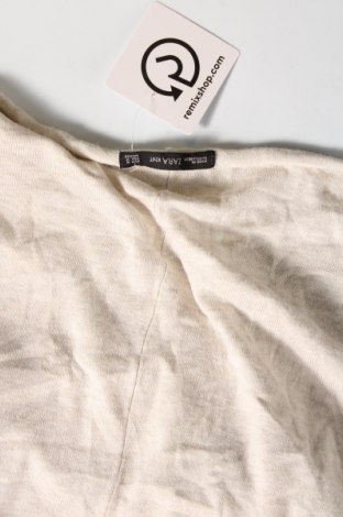 Дамска жилетка Zara Knitwear, Размер M, Цвят Екрю, Цена 20,00 лв.