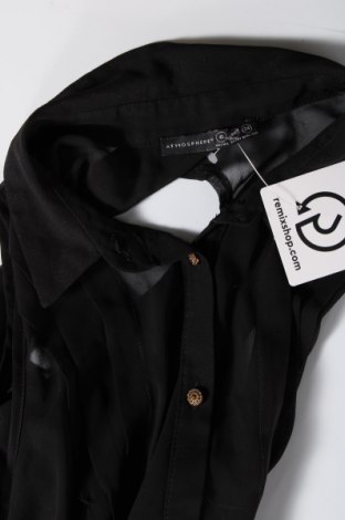 Γυναικείο πουκάμισο Atmosphere, Μέγεθος XS, Χρώμα Μαύρο, Τιμή 3,25 €