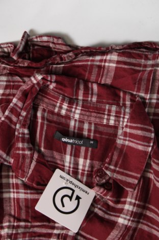 Дамска риза Gina Tricot, Размер XS, Цвят Червен, Цена 4,05 лв.