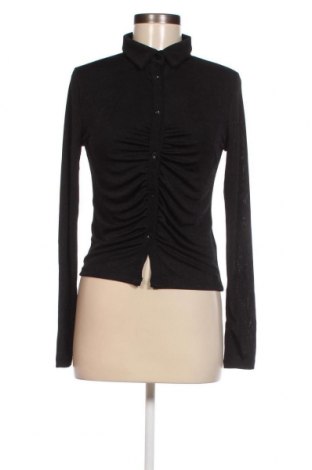 Γυναικείο πουκάμισο Gina Tricot, Μέγεθος L, Χρώμα Μαύρο, Τιμή 4,12 €