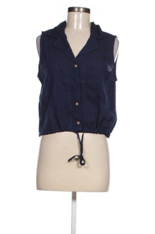 Γυναικείο πουκάμισο Lefties, Μέγεθος M, Χρώμα Μπλέ, Τιμή 6,39 €