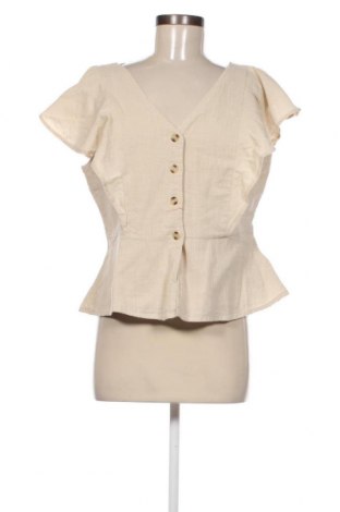 Γυναικείο πουκάμισο Linea Tesini, Μέγεθος M, Χρώμα  Μπέζ, Τιμή 37,11 €