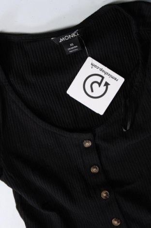 Дамска риза Monki, Размер XS, Цвят Черен, Цена 14,21 лв.