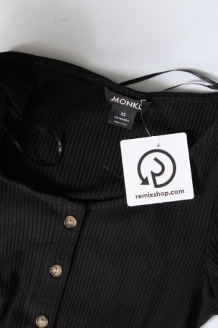 Γυναικείο πουκάμισο Monki, Μέγεθος XS, Χρώμα Μαύρο, Τιμή 3,54 €
