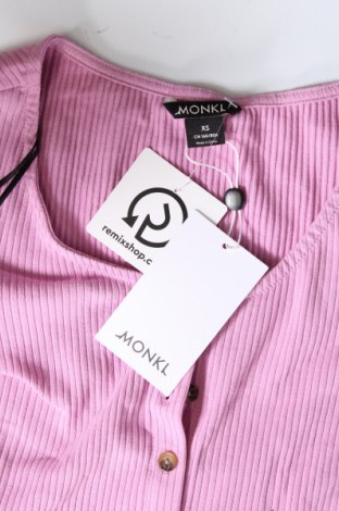 Γυναικείο πουκάμισο Monki, Μέγεθος XS, Χρώμα Ρόζ , Τιμή 5,81 €