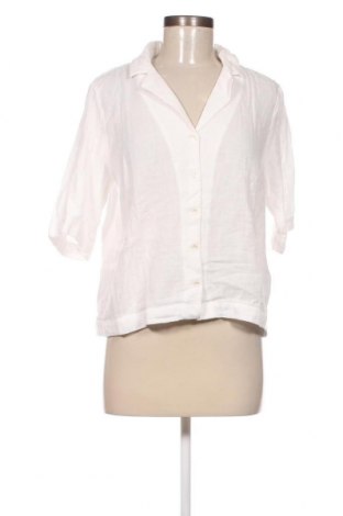 Γυναικείο πουκάμισο Pieces, Μέγεθος M, Χρώμα Λευκό, Τιμή 10,31 €