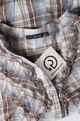 Γυναικείο πουκάμισο Reflex, Μέγεθος L, Χρώμα Πολύχρωμο, Τιμή 3,56 €