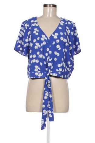 Γυναικείο πουκάμισο Vero Moda, Μέγεθος L, Χρώμα Μπλέ, Τιμή 10,52 €